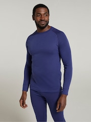 Mountain Warehouse Blue Talus Mens Round Neck Thermal Top - Image 2 of 4