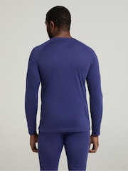 Mountain Warehouse Blue Talus Mens Round Neck Thermal Top - Image 3 of 4