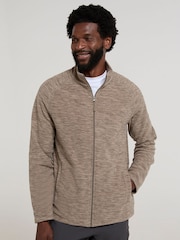 Mountain Warehouse Brown Mens Snowdon II Full-Zip Fleece Jacket - Image 1 of 4
