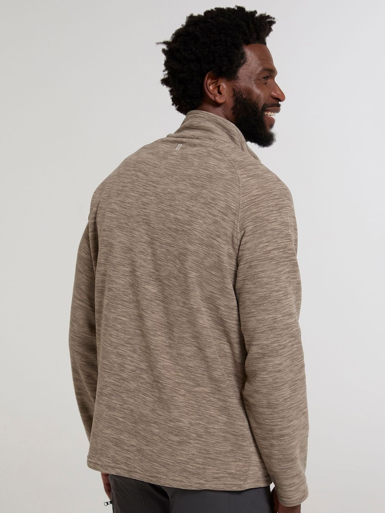 Mountain Warehouse Brown Mens Snowdon II Full-Zip Fleece Jacket - Image 4 of 4