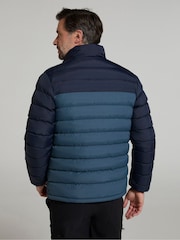 Mountain Warehouse Blue Mens Vista Water Resistant Padded Jacket - Image 4 of 4