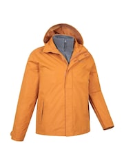 Naranja - Mountain Warehouse Mens Fell 3-In-1 Water Resistant Jacket - Imagen 2 de 7