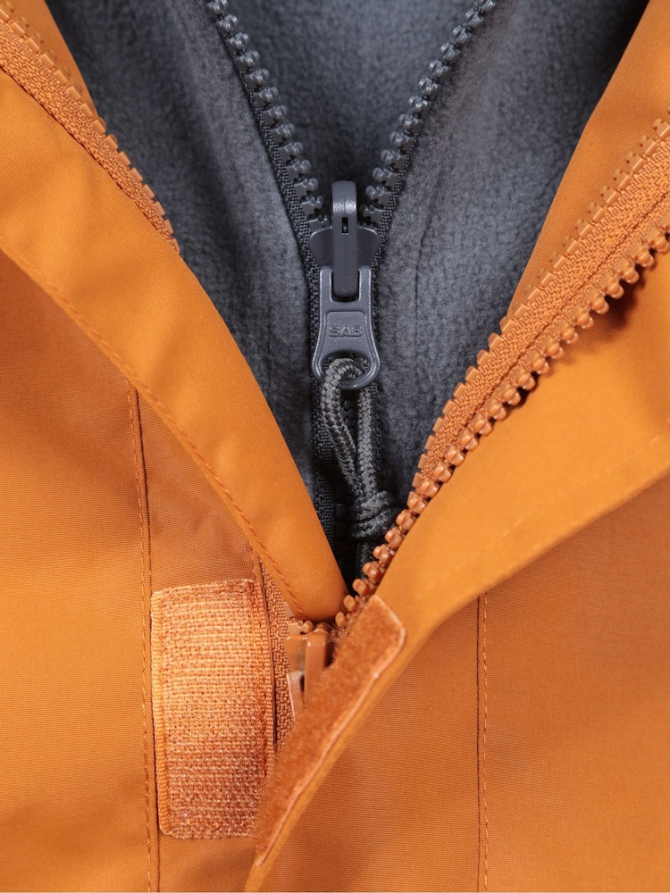Naranja - Mountain Warehouse Mens Fell 3-In-1 Water Resistant Jacket - Imagen 7 de 7