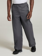 Mountain Warehouse Grey Mens Pakka Waterproof Overtrousers - Image 1 of 4