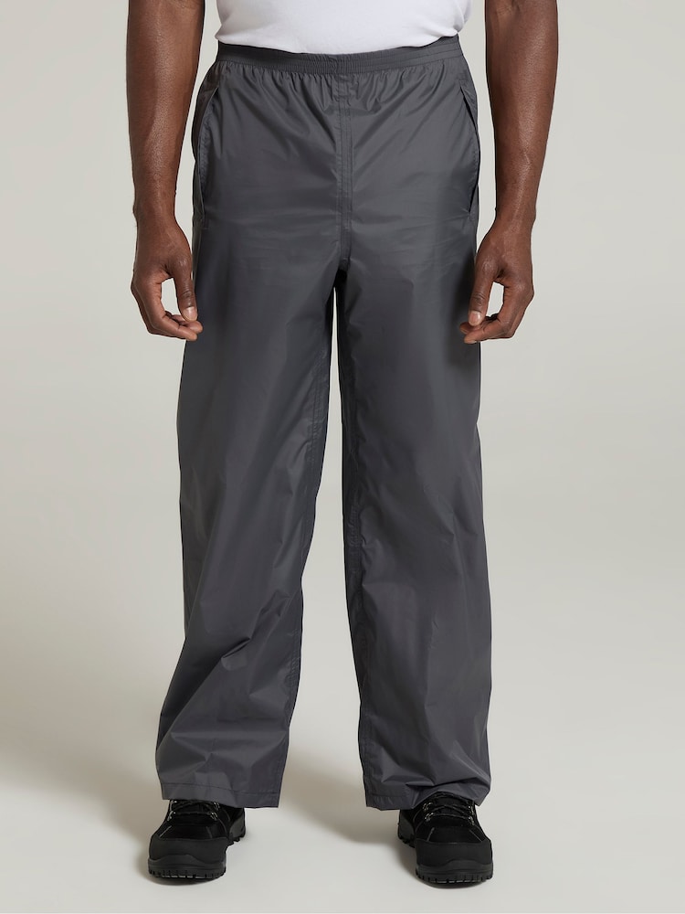 Mountain Warehouse Grey Mens Pakka Waterproof Overtrousers - Image 2 of 4
