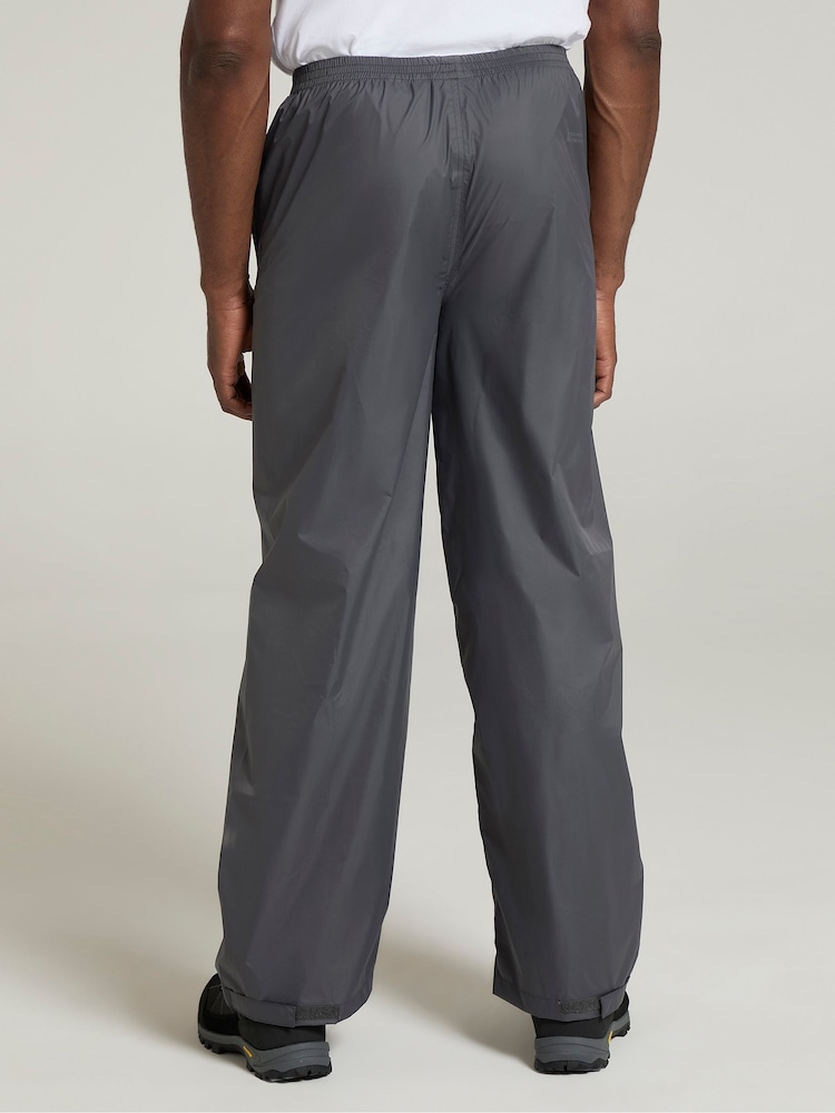 Mountain Warehouse Grey Mens Pakka Waterproof Overtrousers - Image 3 of 4