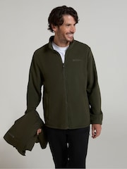 Verde claro - Mountain Warehouse Mens Fell 3-In-1 Water Resistant Jacket - Imagen 4 de 4