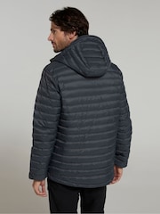 Gris - Chaqueta acolchada impermeable de hombre Henry II de Mountain Warehouse - Imagen 3 de 8