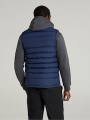 Mountain Warehouse Blue Seasons II Mens Water Resistant Padded Gilet - Image 3 of 4