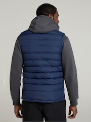 Mountain Warehouse Blue Seasons II Mens Water Resistant Padded Gilet - Image 4 of 4