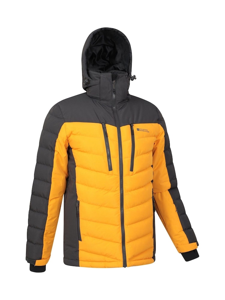Buy Mountain Warehouse Yellow Vulcan III Mens Snow Ski Jacket from 