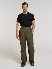 Mountain Warehouse Green Mens Water Resistant Printed Ski Jacket And Trousers Set - Image 3 of 4