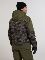 Mountain Warehouse Green Mens Water Resistant Printed Ski Jacket And Trousers Set - Image 4 of 4