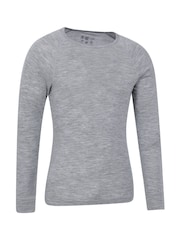 Mountain Warehouse Grey Merino Mens Round Neck Thermal Top - Image 7 of 9
