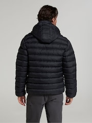 Mountain Warehouse Black Link Mens Water Resistant Padded Jacket - Image 3 of 4