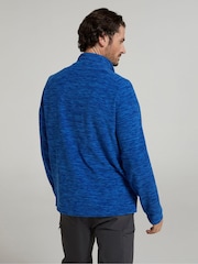 Mountain Warehouse Blue Mens Snowdon II Full-Zip Fleece Jacket - Image 4 of 4