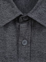 Mountain Warehouse Grey 100% Cotton Trace Mens Flannel Long Sleeve Shirt - Image 5 of 5