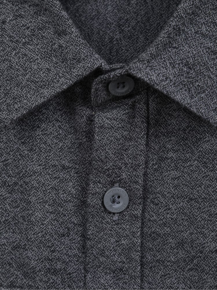 Mountain Warehouse Grey 100% Cotton Trace Mens Flannel Long Sleeve Shirt - Image 5 of 5
