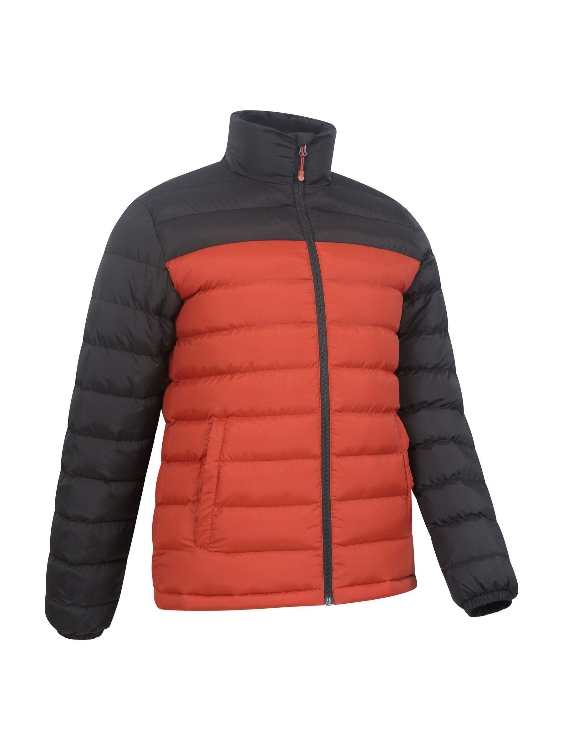 Mountain Warehouse Orange Mens Vista Water Resistant Padded Jacket