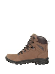 Mountain Warehouse Brown Odyssey Extreme Waterproof, Vibram Sole Leather Mens Hiking Boots - Image 2 of 8