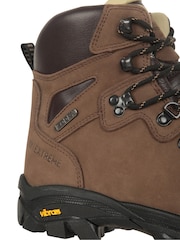 Mountain Warehouse Brown Odyssey Extreme Waterproof, Vibram Sole Leather Mens Hiking Boots - Image 7 of 8