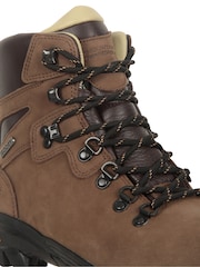Mountain Warehouse Brown Odyssey Extreme Waterproof, Vibram Sole Leather Mens Hiking Boots - Image 8 of 8