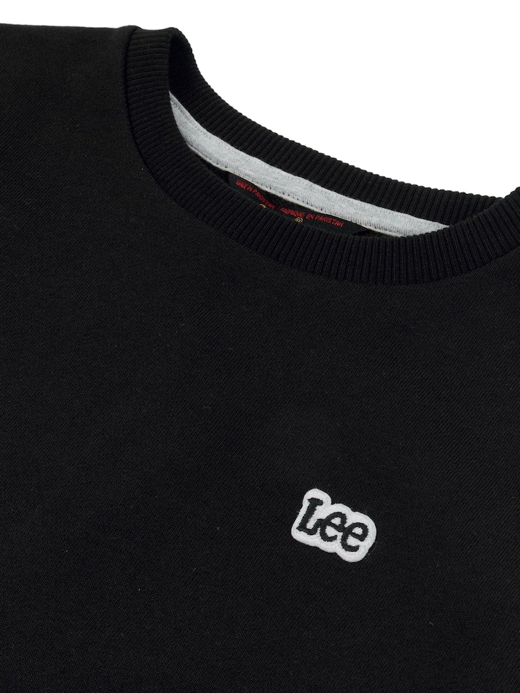 Lee Black Boys Badge Sweatshirt - Image 9 of 9