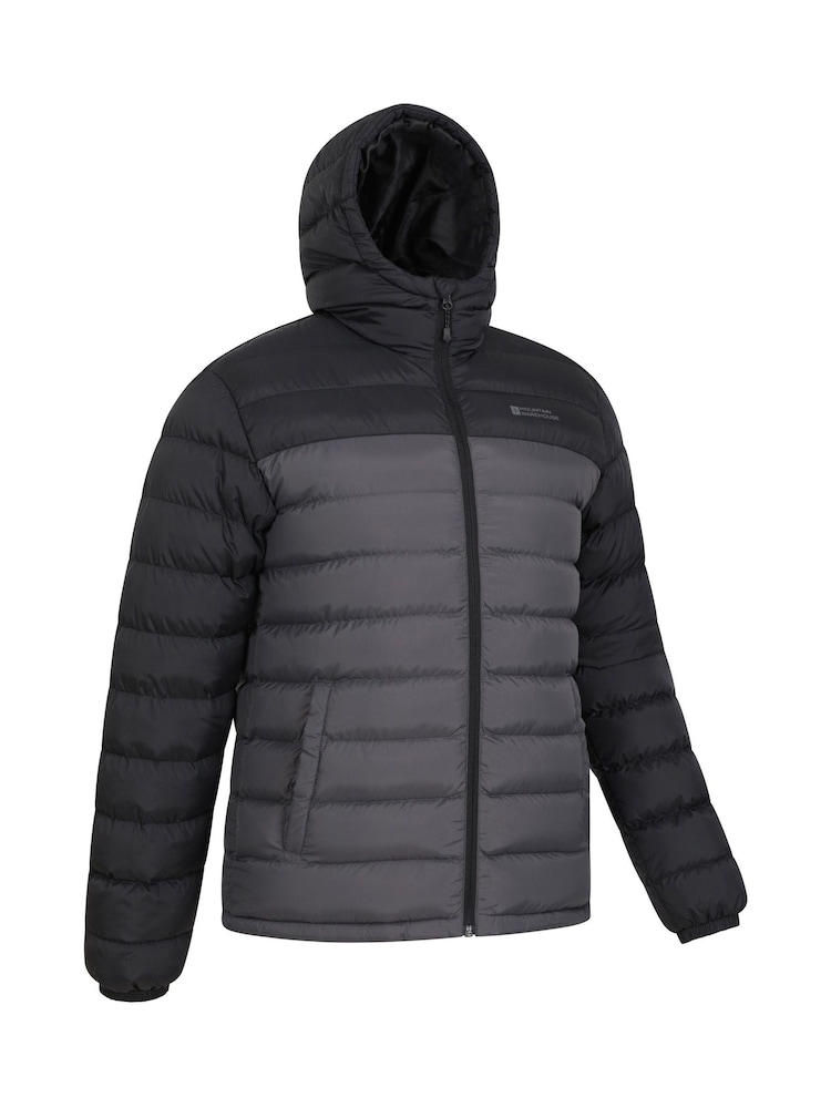Mountain Warehouse Grey Mens Seasons II Water Resistant Padded Jacket - Image 2 of 5