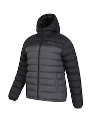 Mountain Warehouse Grey Mens Seasons II Water Resistant Padded Jacket - Image 4 of 5