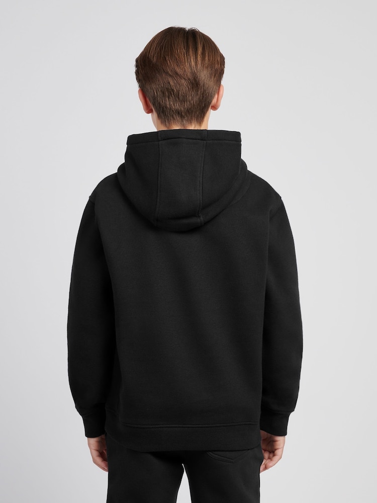 Lee Black Boys Badge Hoodie - Image 2 of 9