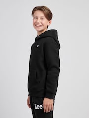 Lee Black Boys Badge Hoodie - Image 4 of 9