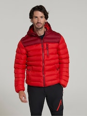 Mountain Warehouse Red Link Mens Water Resistant Padded Jacket - Image 2 of 9