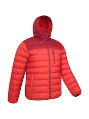 Mountain Warehouse Red Link Mens Water Resistant Padded Jacket - Image 6 of 9