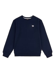 Lee Blue Boys Badge Sweatshirt - Image 6 of 8