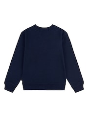 Lee Blue Boys Badge Sweatshirt - Image 7 of 8
