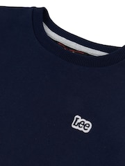 Lee Blue Boys Badge Sweatshirt - Image 8 of 8
