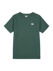 Lee Green Boys Twill 100% Cotton Jersey T-Shirt - Image 1 of 3