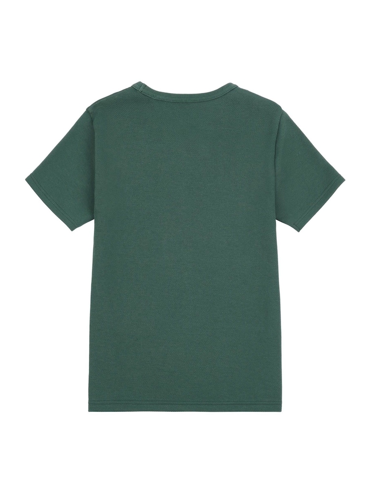 Lee Green Boys Twill 100% Cotton Jersey T-Shirt - Image 2 of 3