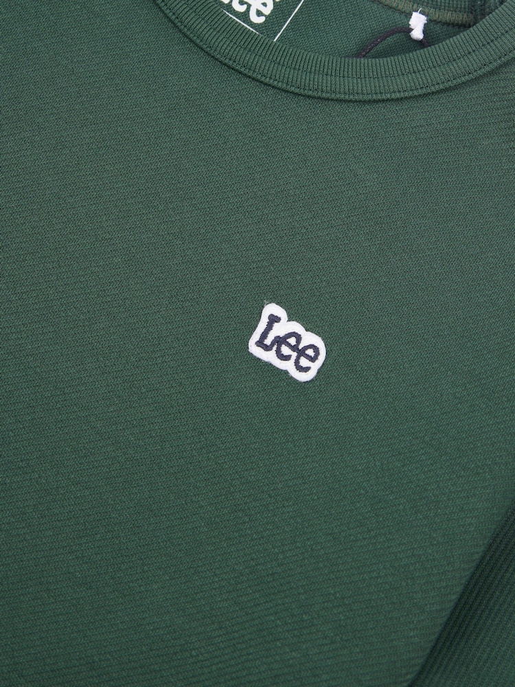 Lee Green Boys Twill 100% Cotton Jersey T-Shirt - Image 3 of 3