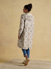 Joules Holkham Horse Tack Stone Waterproof Packable Raincoat with Hood - Image 2 of 11