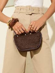 Friends Like These Camel Belted Wide Leg Trousers - Image 2 of 4