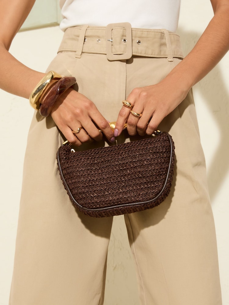 Friends Like These Camel Belted Wide Leg Trousers - Image 2 of 4