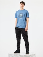 Weekend Offender Mens Blue Supersonic Graphic 100% Cotton T-Shirt - Image 3 of 6