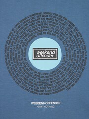 Weekend Offender Mens Blue Supersonic Graphic 100% Cotton T-Shirt - Image 6 of 6
