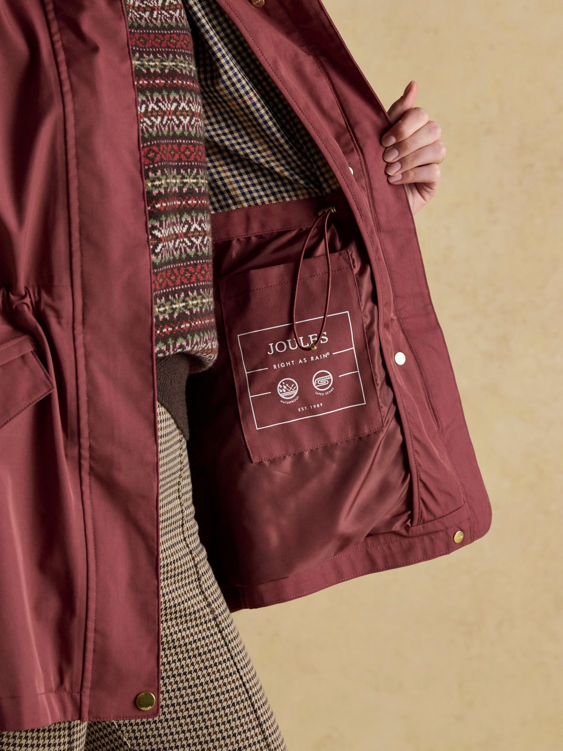 期間限定出品 Reddish brown  rain parka Rains jacket Long Jacket W3 PRM EU