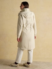 Joules Elbridge Neutral Waterproof coat with Hood - Image 2 of 12