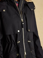 Joules Elbridge Black Waterproof coat with Hood - Image 4 of 11