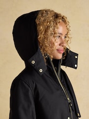 Joules Elbridge Black Waterproof coat with Hood - Image 5 of 11