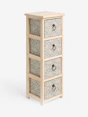 Green Sage Floral Print Storage Drawers - Image 6 of 7