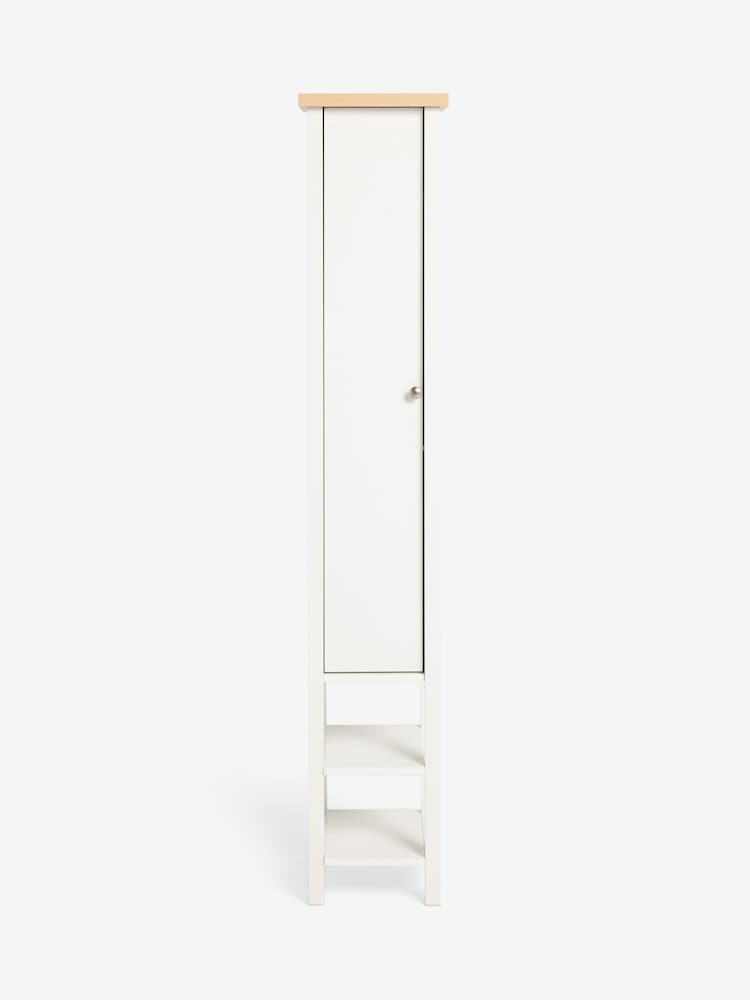 Chalk Malvern Tall Boy Storage Console - Image 1 of 9